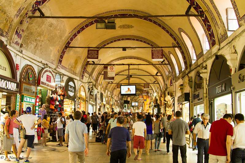 Grand Bazar de Istambul: um dos maiores mercados cobertos do mundo