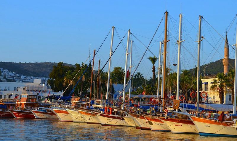 Bodrum é a cidade mais procurada por turistas durante o verão