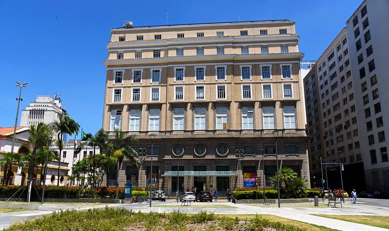 O prédio do CCBB no centro do Rio de Janeiro
